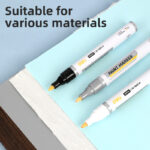 Deli Marker Pen Black 2mm - Image 4