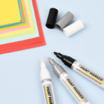 Deli Marker Pen Black 2mm - Image 2