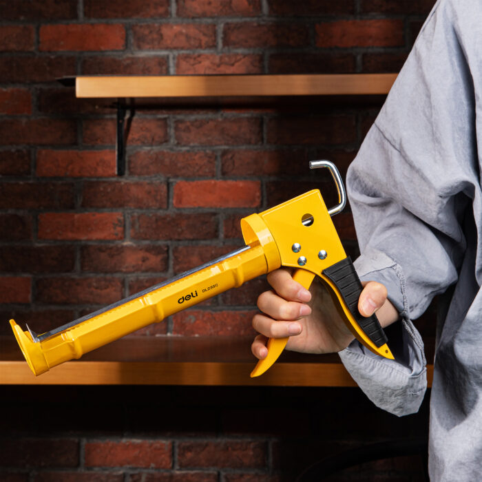 Deli Caulking Gun 9 Inch-230mm A3 Steel - Image 6