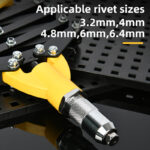 Deli Folding Hand Riveter 815mm,32" - Image 3