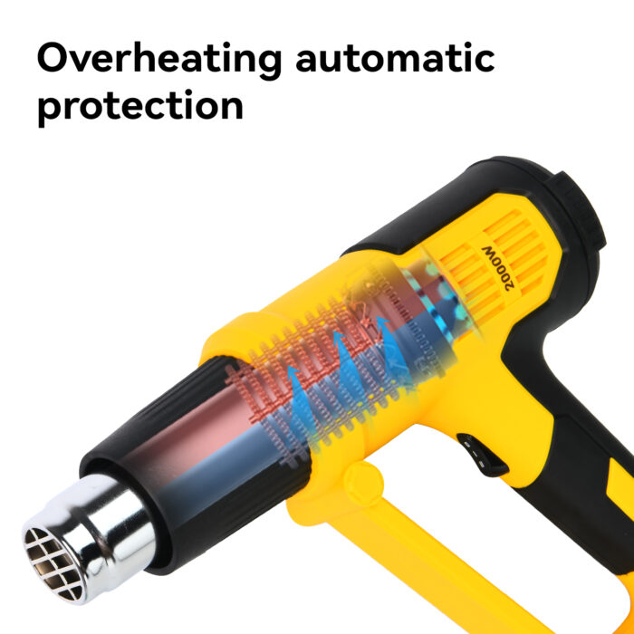Deli Heat Gun 2000W - Image 3