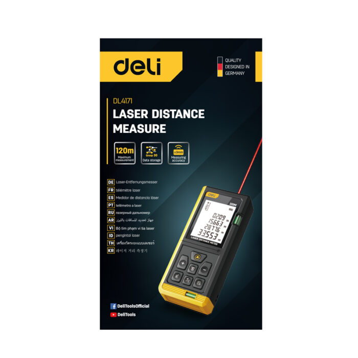 Deli Laser Distance Measure 100M - Image 3
