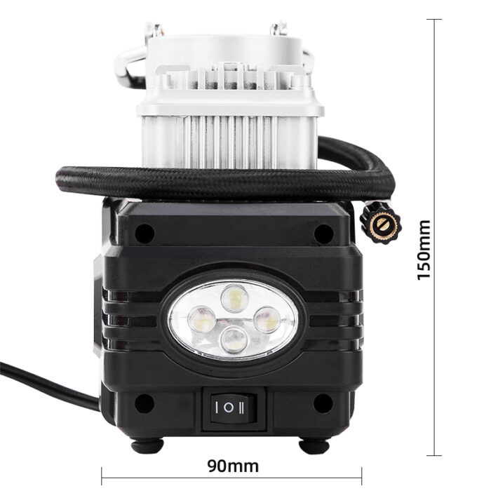 Deli Air Compressor Pump - Double Cylinder 36L/min - Image 4