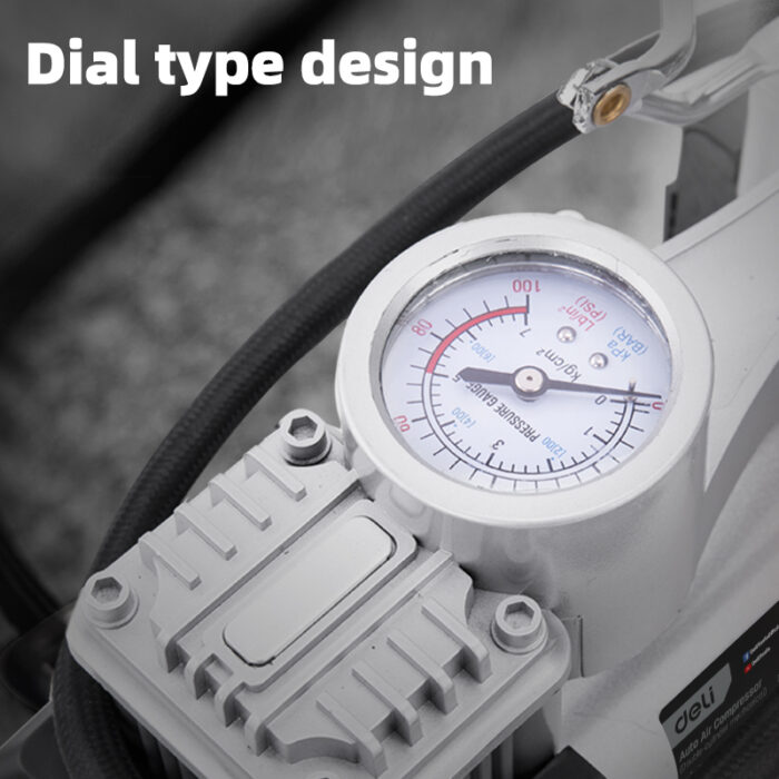 Deli Air Compressor Pump - Double Cylinder 36L/min - Image 7