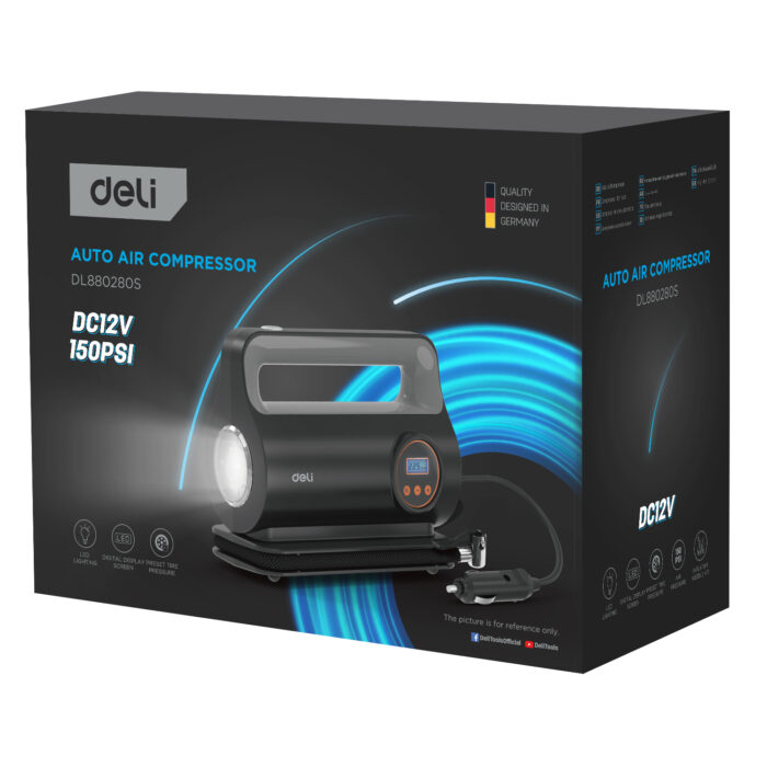 Deli Auto Air Compressor 22L/Min - Image 3