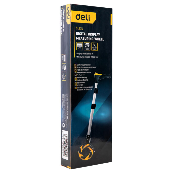 Deli Digital Distance Measuring Wheels 150mm - YELLOW - Image 3