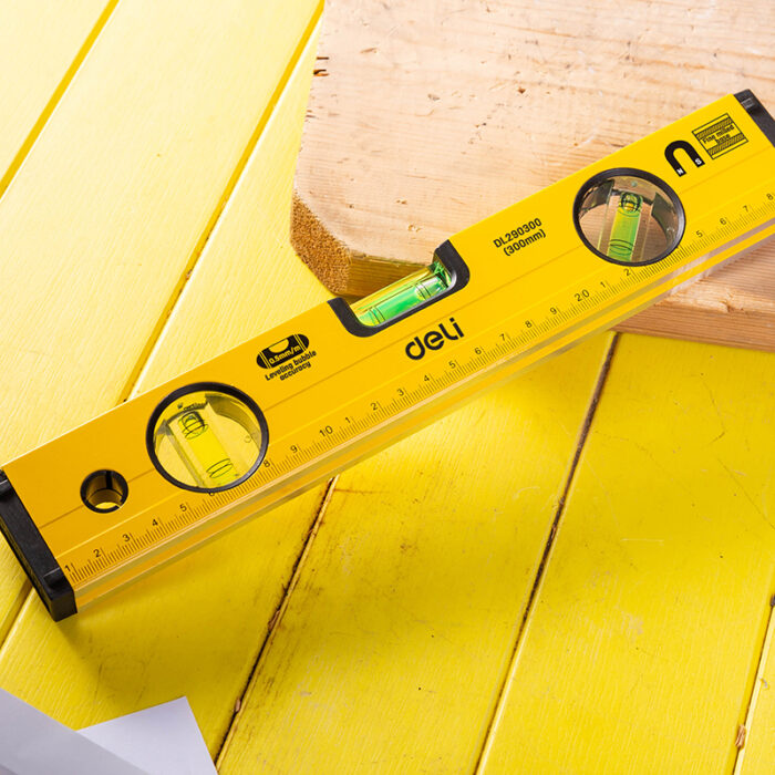 Deli Spirit Level 300MM - YELLOW - Image 6