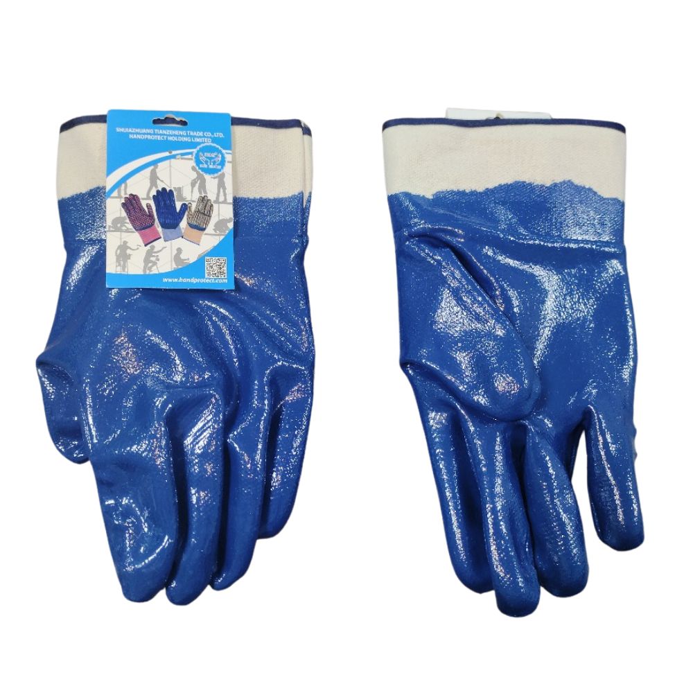 JwalaShop Hand GLoves Jwala Shop Tiger Blue Drilling Gloves 26cm 110g - Image 1