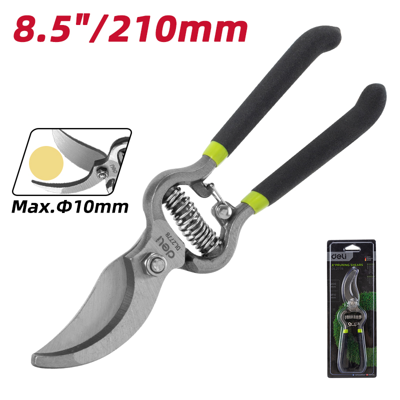 EDL2778 Garden Shears GREEN Jwala Shop Hardware Pasal Deli POwer Tools Nepal 1 Deli Garden Shears 8 Inch - Image 1