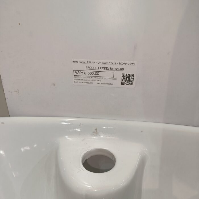 RALISA-OP Basin 32X14-SCORPIO (W) - Image 3