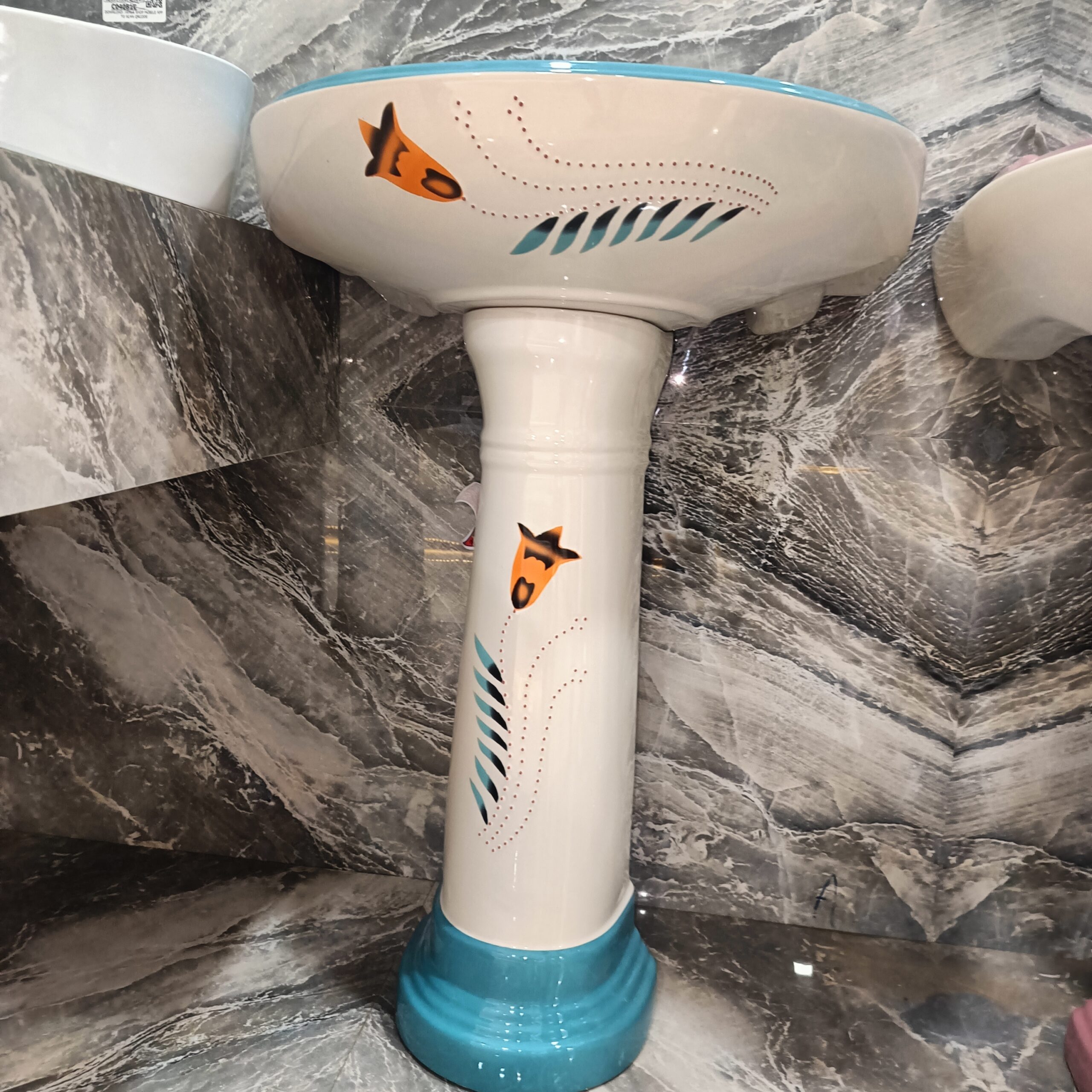 8A RALISA-Stand Basin (DARK BLUE-210) - Image 1