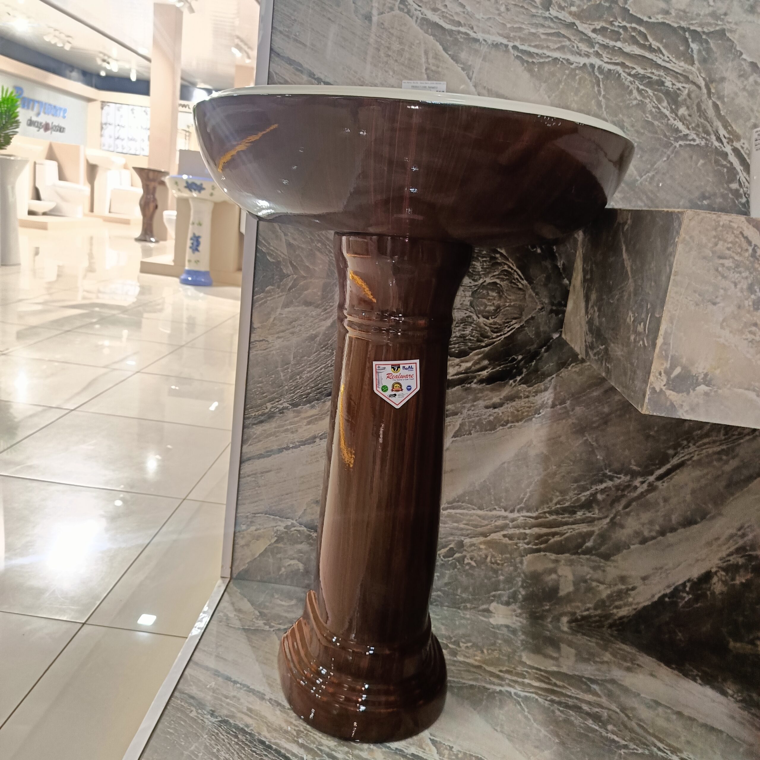 9A RALISA - Stand Basin (DARK BROWN-211) - Image 1