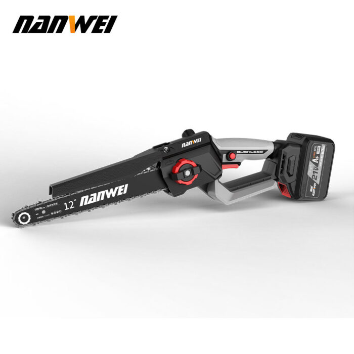 NANWEI 12-Inch Battery-Powered Portable Electric Chainsaw - Image 2