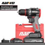 NANWEI 21V Brushless Variable Speed Impact Electric Drill - Image 2