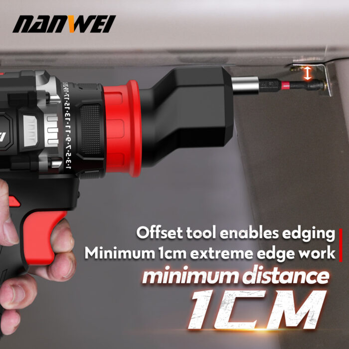 NANWEI 21V Cordless Electric Screwdriver Drill Set - Image 6