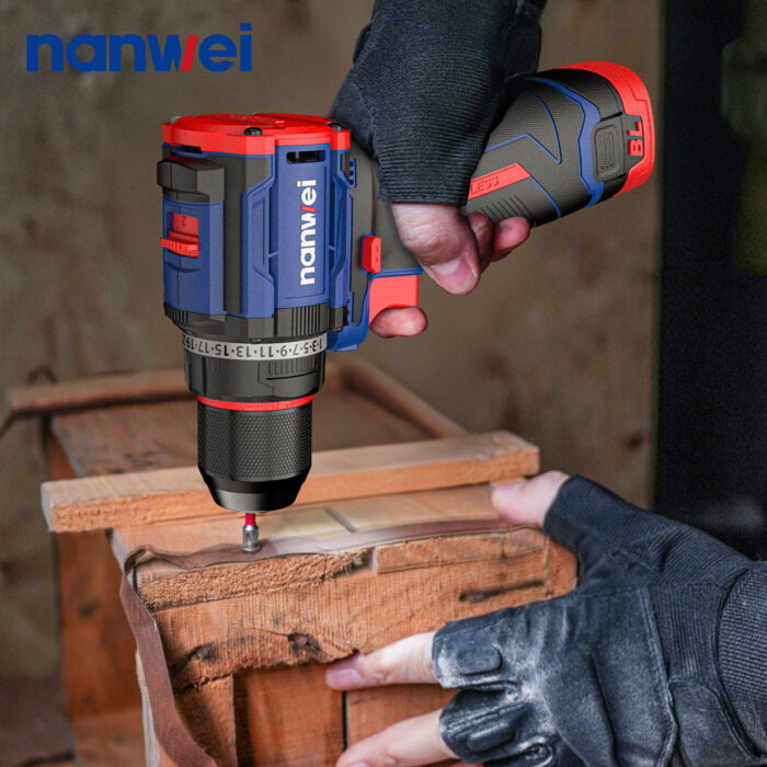 NANWEI Electric Impact Drill 45N.m Cordless Brushless Motor Power Drill - Image 6