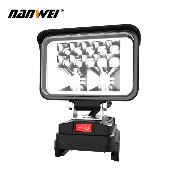 NanWei Industrial Worklight Flashlight 21V Li-ion Battery Outdoor Lighting - Image 3