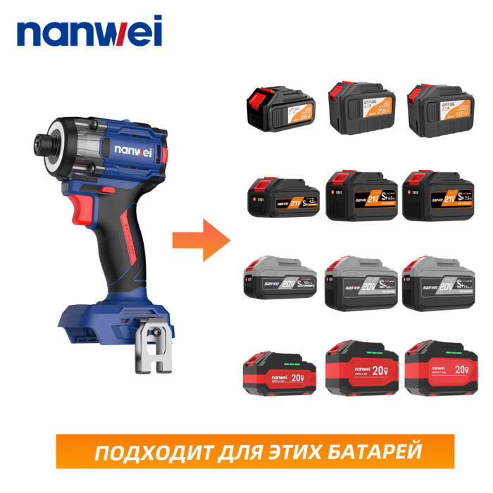 NANWEI S8240 20V Cordless Brushless Battery Li-ion Driver - Image 2