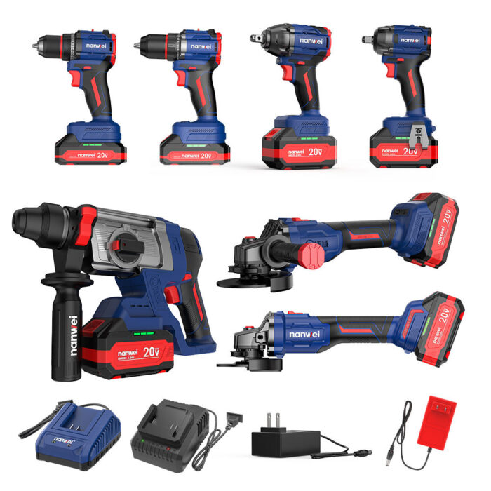 NANWEI S8240 20V Cordless Brushless Battery Li-ion Driver - Image 3