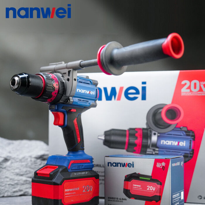 NanWei Professional Lithium-Ion Drill with 150NM Max Power - Image 3