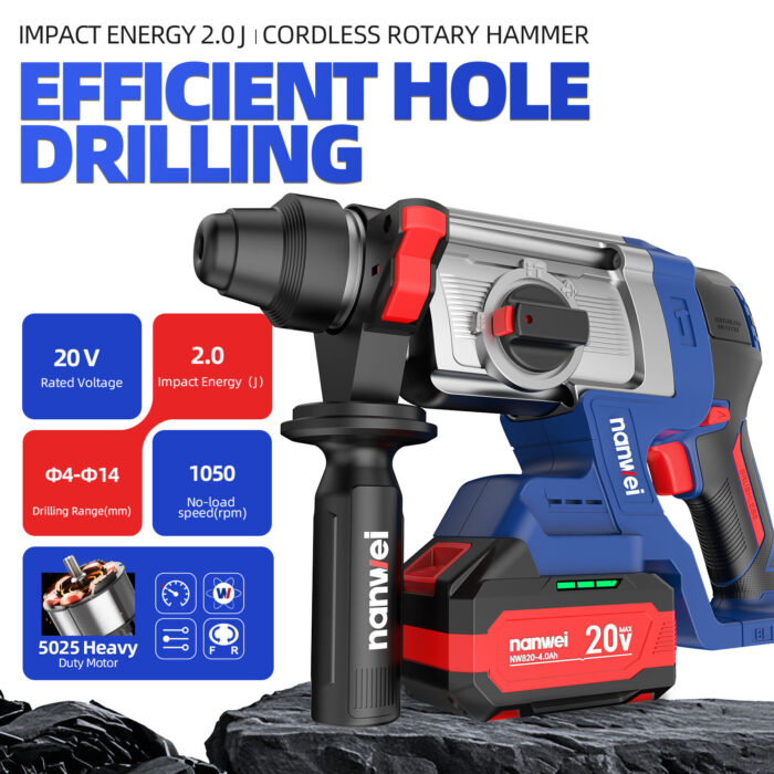 Nanwei 20v 1050r Electric Cordless Drill Tool Sets - Image 4