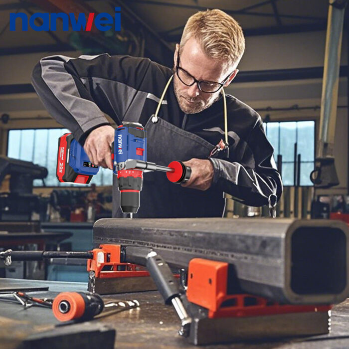 Nanwei Brushless 1450rpm 20V Heavy Duty Hammer Drill - Image 2