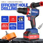 Nanwei Brushless 1450rpm 20V Heavy Duty Hammer Drill - Image 6