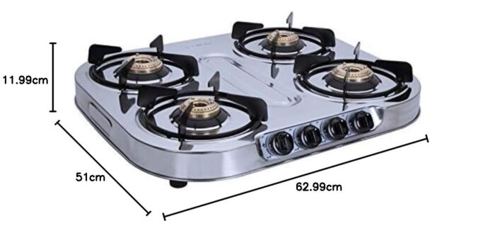 ELICA STOVE - Inox 604 SS - Image 5