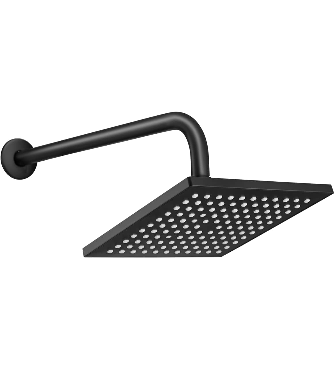 OHS 200mm Square With 450mm Arm -MattBlk T99067C - Image 1