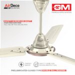 GM Ceiling Fan Air Deco 1200mm Fiery Ivory - Image 4