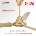 GM Ceiling Fan Air Deco GOLD 48" GOLD - Image 4