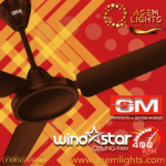 GM Celling Fan WindStar Brown 48" - Image 2