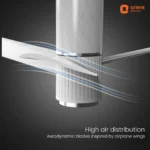 Orient Celling Fan Aeroslim IoT Remote Fan with Light | Warranty 1200mm White - Image 3