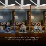 Orient Celling Fan Aeroslim IoT Remote Fan with Light | Warranty 1200mm White - Image 11