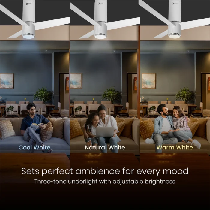 Orient Celling Fan Aeroslim IoT Remote Fan with Light | Warranty 1200mm White - Image 11