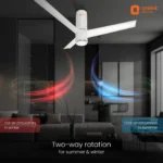 Orient Celling Fan Aeroslim IoT Remote Fan with Light | Warranty 1200mm White - Image 6