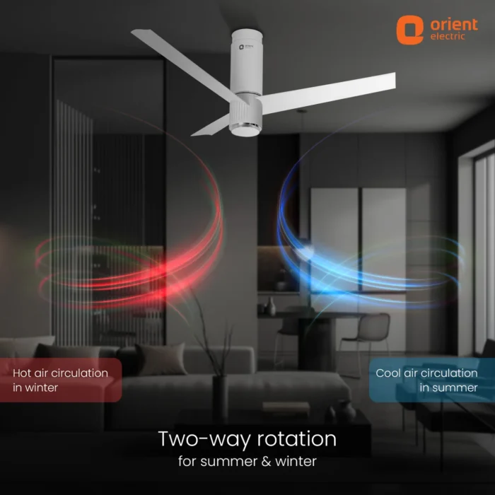 Orient Celling Fan Aeroslim IoT Remote Fan with Light | Warranty 1200mm White - Image 12