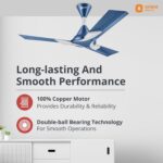 Orient Celling Fan Wendy Shine Azure 48" - Image 3