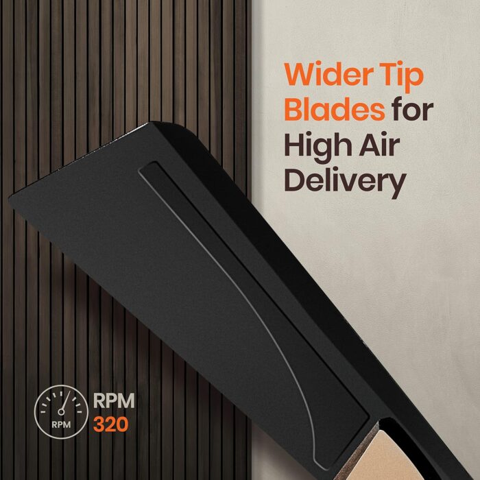 Orient Electric Wendy Ceiling Fan Metallic Black - Gold 48" 1200mm - Image 3