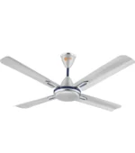 Orient Ceiling Fan Quadro Ornamental Silver and Blue 48"